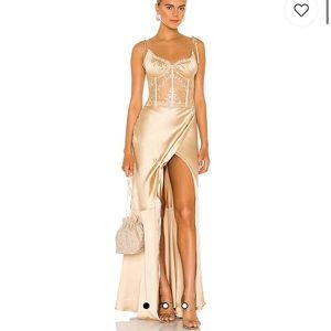 V. Chapman Studio “Calla Lily Dress,” in Warm Sand